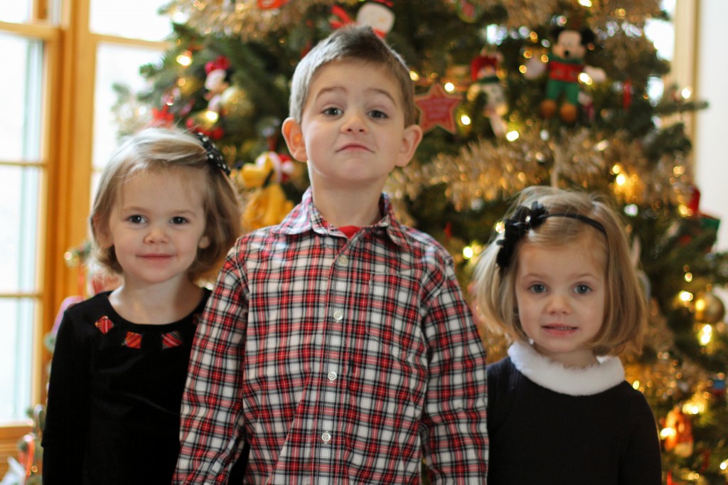 Trio Christmas morning