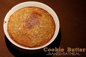 Cookie Butter Baked Oatmeal