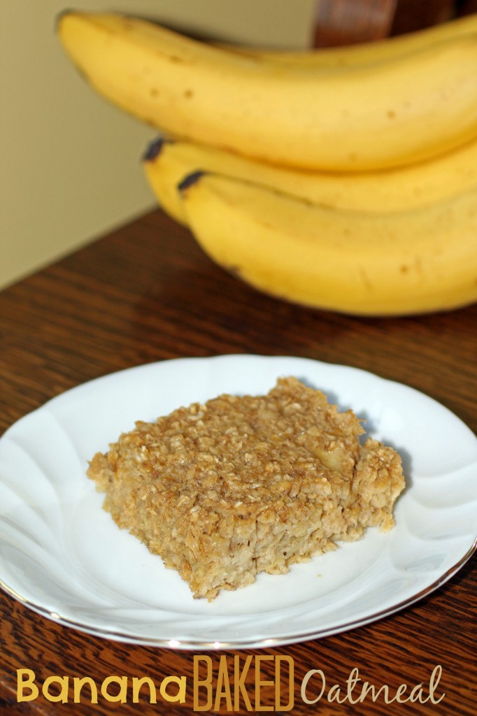 Banana Bread baked oatmeal