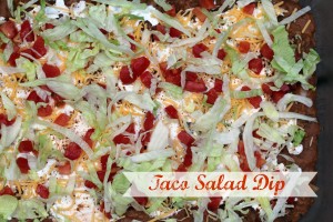 Taco Salad Dip | Five Wooden Spoons